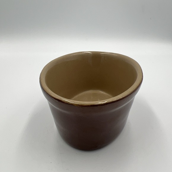 Pearson's of Chesterfield England Stoneware Pudding Basin Baking Bowl 5" Brown - Picture 2 of 8